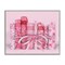 Stupell Industries Pastel Pink Book Lovers Black Framed Giclee Art, design by Nina Jacobs